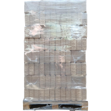 Palette de bûches compressées RUF 96 packs de 10 kg | La Halle Au Bois